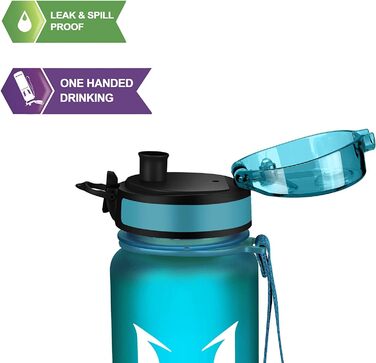 Фляга для води Super Sparrow: Tritan, без BPA, 350/500/750/1000 мл - для спорту, велосипеда, фітнесу, університету, подорожей