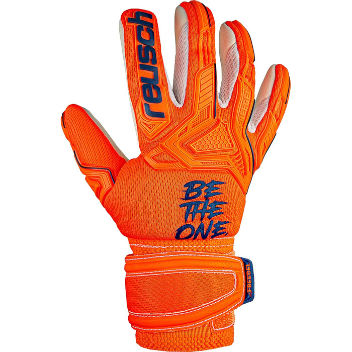 Дитячі воротарські рукавички Reusch Attrakt Freegel Silver Junior, універсальні, розмір 6