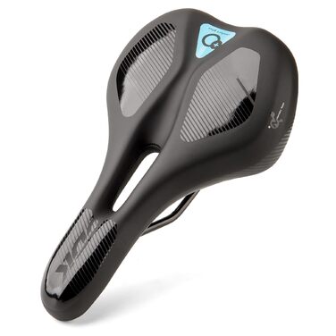 Велосипедне сідло DDK Comfort Plus: комфортне сідло з Memory Foam, що зменшує тиск та амортизує. Підходить для чоловіків та жінок, MTB, шосе, міських та альпійських велосипедів