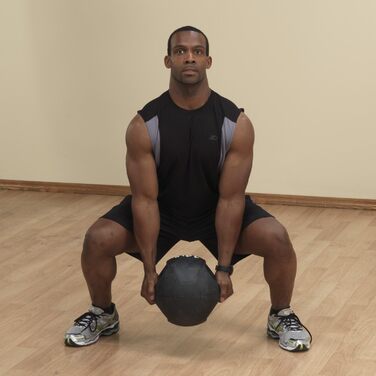 Медичний м'яч Body-Solid Dual Grip 4,5 кг для фітнесу