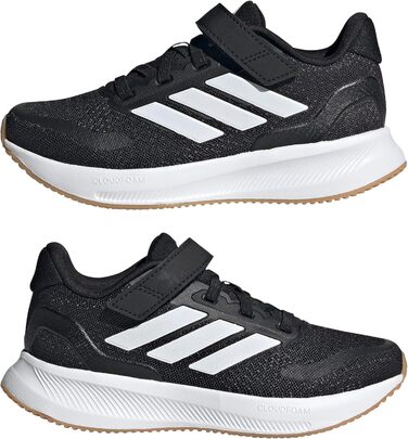 Дитячі кросівки adidas RUNFALCON 5, чорний/білий/gum, розмір 3