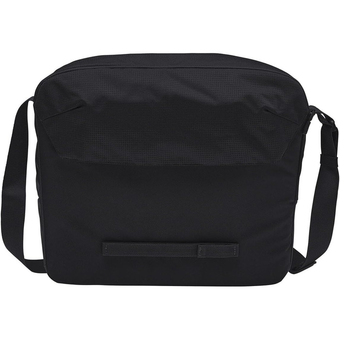 Месенджер-сумка VAUDE Cycle Messenger L для велосипеда, 20 л, чорна, з дощовиком, універсальний розмір