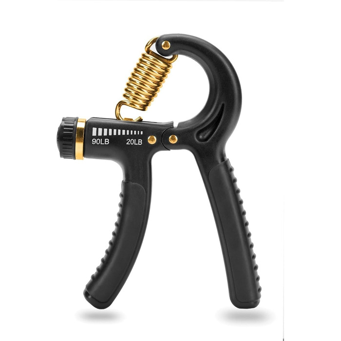 Тренажер для хвату SKLZ Trainer Grip, регульований, чорний, 9–41 кг, універсальний розмір