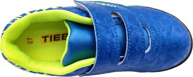 Дитячі футбольні бутси для гри на траві, унісекс, синій, розмір 23-27 EU
