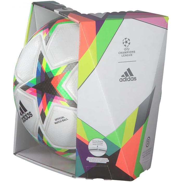 Футбольний м'яч Adidas Performance HE3777, розмір 5, білий, унісекс