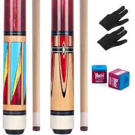 Набір для більярду Aklot Pool-Queue (2/3/4 частини), 147.3 см, дорослі, канадський клен, полірувальний набір