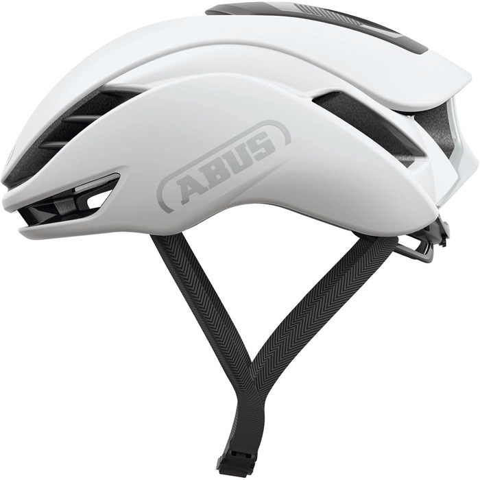 ABUS Шолом для шосейної їзди Gamechanger 2.0 - Аерошолом преміум-класу, білий (polar white), розмір L (57-61 см)
