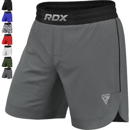 Шорти для MMA та єдиноборств RDX для чоловіків, спортивні штани для боксу, кікбоксингу, муай-тай та грепплінгу, сірі, розмір XXL