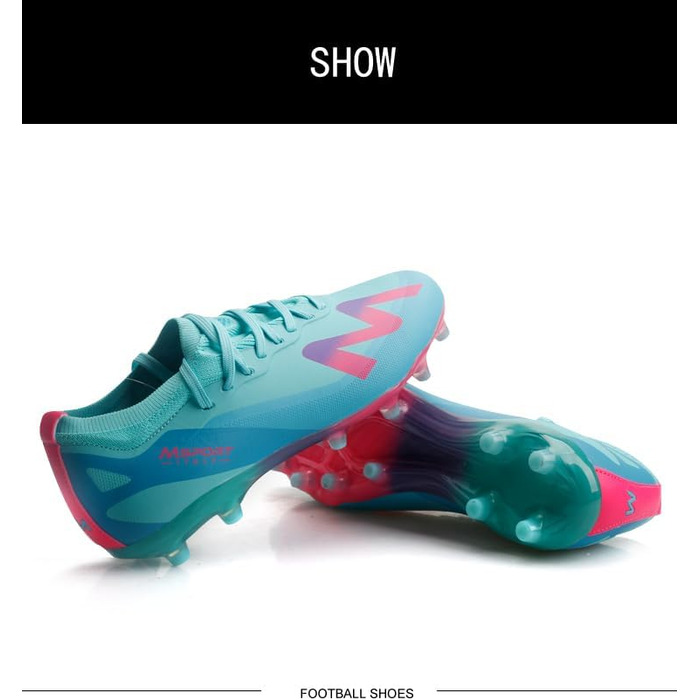 Дитячі футбольні бутси, спортивні черевики для хлопчиків з шипами, професійне тренування, розмір 34 EU Mc 01