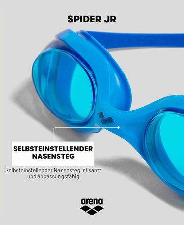 Окуляри для плавання ARENA Spider Junior Mirror - рожево-сірі, дзеркальні лінзи, дитячі