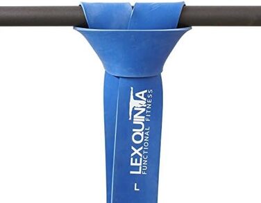 Lex Quinta Power Band – фітнес-стрічка для підтягувань, 6 рівнів, еспандер опірний L, підтримка до 80 кг