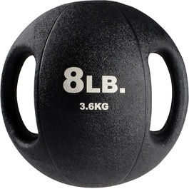 Медичний м'яч Body-Solid Dual Grip 3,6 кг для фітнесу