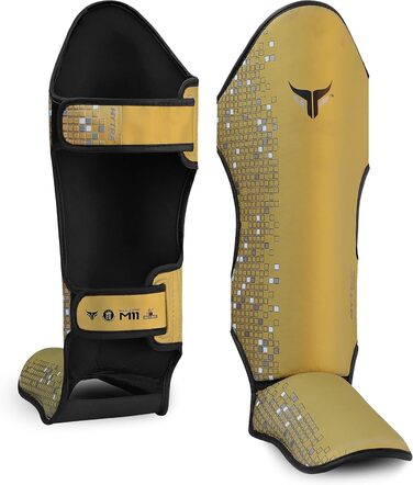 Mytra Fusion M-11 захист гомілки та стопи преміум для муай-тай, кікбоксингу та ММА | Легкі, міцні та зручні щитки для тренувань з єдиноборств