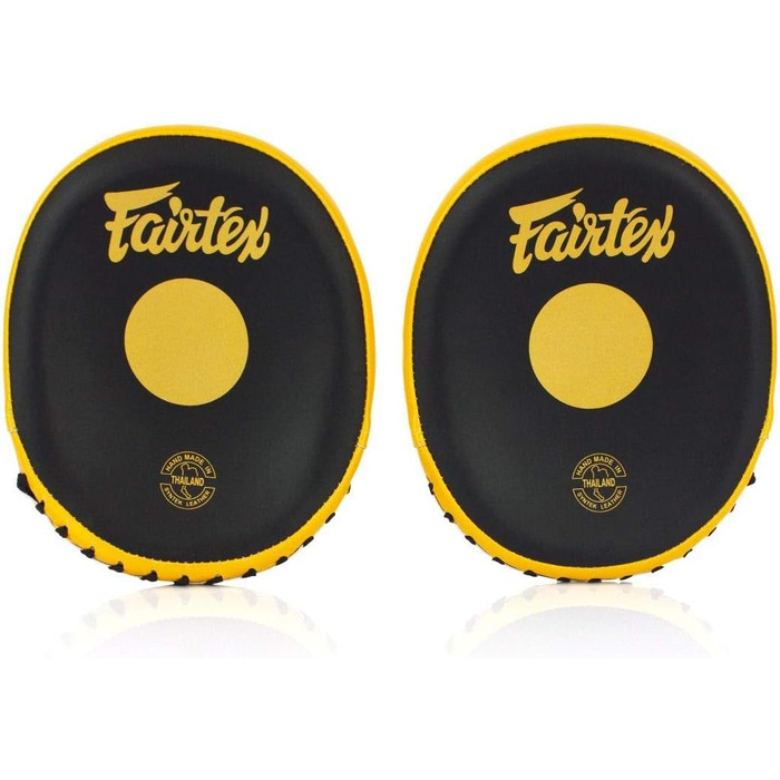 Боксерські рукавички Fairtex FMV15 для муай-тай, 1 пара, чорні/золоті