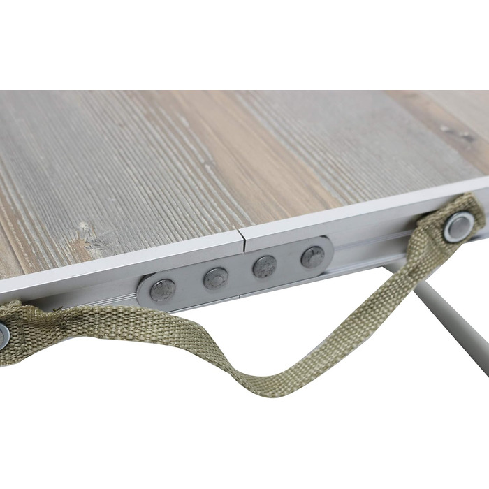 Складаний столик для кемпінгу Homecall зі сталі та MDF-плити, 56 x 34 x 24 см