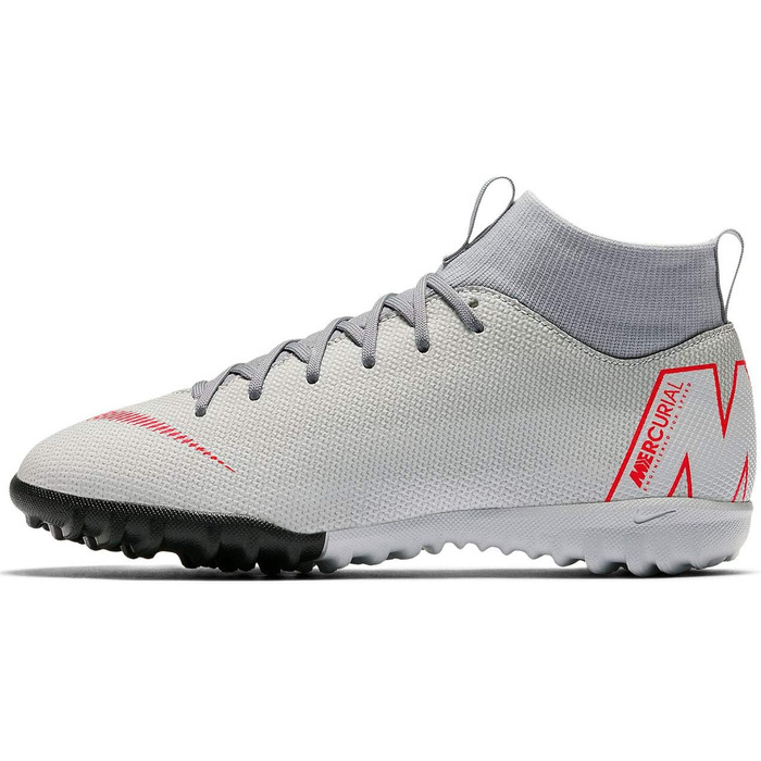 Дитячі футзальні бутси Nike Superfly 6 Academy GS TF (36.5 EU) - Wolf Grey/Lt Crimson/Pure Platinum