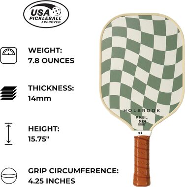Пікбол ракетка Holbrook Performance: карбон, графіт, Day N' Night (Center Court)