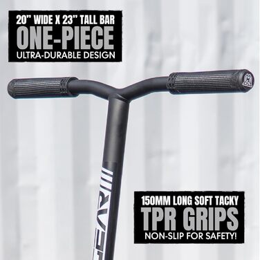 Скутер для трюків Madd Gear MG3 Zen чорний/чорний – для дітей 8-12 років