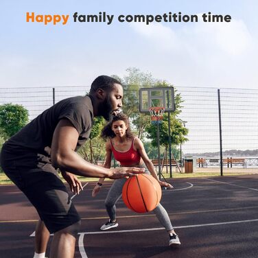 Баскетбольний кошик Lischwert вуличний регульований, професійний стійкий з колесами для дорослих, великий розмір BK