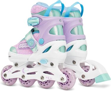 Інлайнери дитячі RAVEN Etta Violet з LED підсвіткою, регульовані (30-33 розмір)