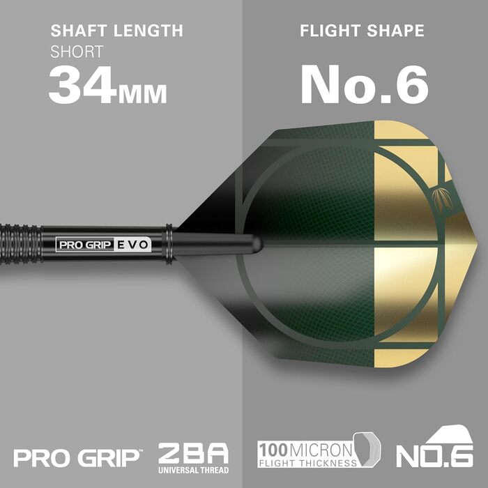 Дротики Target Darts Cult Envy 90% вольфрамові з сталевим вістрям, набір Swiss Point
