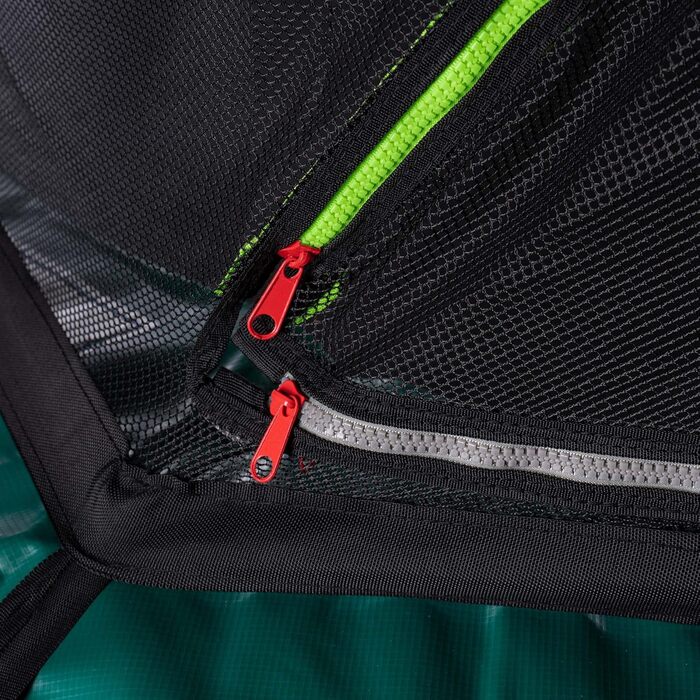 Трамплін KINETIC SPORTS 'Bungee Safety Elite' Ø 244/305/366 см - AirMAXX, для дітей та дорослих, Outdoor, зелений