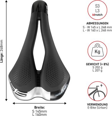 Велосипедне сідло Selle Italia S 5 SFLW, жіноче, ергономічне