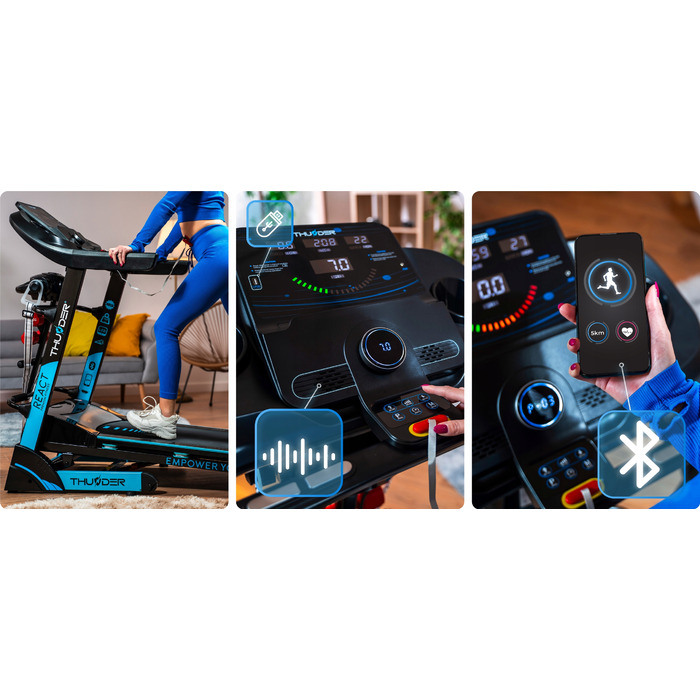 Електрична бігова доріжка Thunder REACT-DS до 160 кг