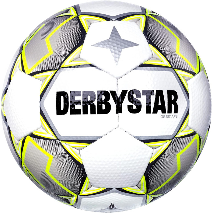 Футбольний м’яч Derbystar Orbit APS v21 білий/сірий/жовтий, розмір 5