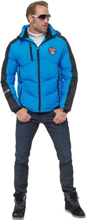 Чоловіча лижна куртка Nebulus Skijacke SKIBRÖK, світло-блакитна