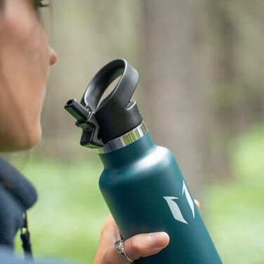 Фляга Super Sparrow з нержавіючої сталі - 350мл/500мл/620мл/750мл/1л - Термос-фляга, без BPA, для дітей, спорту, школи, фітнесу - з 2 кришками