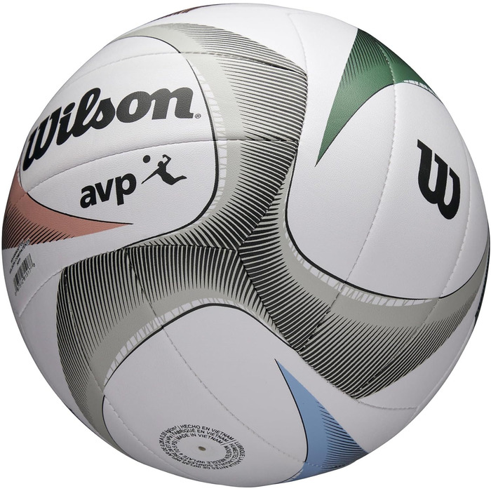 Волейбольний м'яч Wilson AVP PXL, білий/синій/зелений