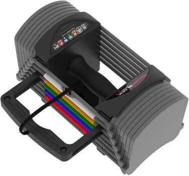 POWERBLOCK Sport 24 кг - чорні гантелі для занять спортом