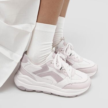 Жіночі кросівки для ходьби Tuopin Modische: дихаюча сітка, антиковзаюча підошва, кольори бежевий та рожевий (39.5 EU)