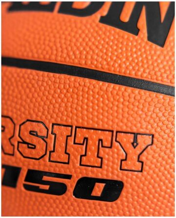 Баскетбольний м'яч Spalding TF-150 Varsity, гумовий, офіційний розмір 7, помаранчевий, для всіх типів покриття