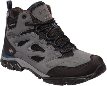 Чоловічі трекінгові черевики Regatta Holcombe Iep Mid Rise, 43 EU, Granite Dark Denim