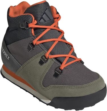 Зимові черевики adidas Terrex Snowpitch Cold.rdy для жінок та чоловіків (31 EU, Olive Strata Wonder White Orange)