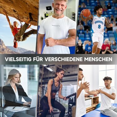 FitBeast Тренажер для рук та пальців 5 в 1: набір для силових тренувань, підтримка зап'ястя, зняття стресу (червоний)