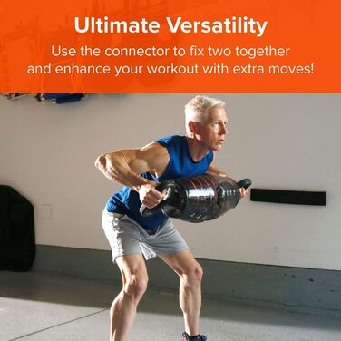 Гантелі-гирі змінні, набір | Водяні гирі для фітнесу та силових тренувань | Кегль-гиря для кор-тренінгу та балансу | Міцний дизайн