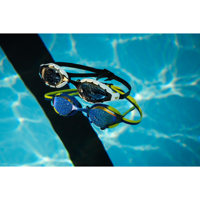 Дитячі окуляри для плавання Arena Python, унісекс, 6-12 років, для змагань, малий каркас, антизапарні лінзи, Smaragd/Pfau/Pflaume