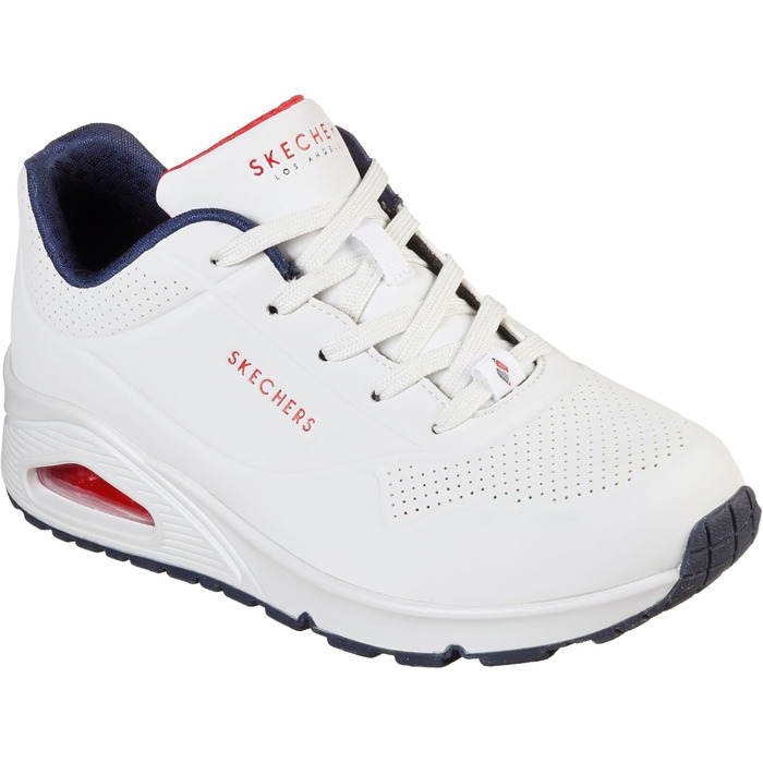 Кросівки жіночі Skechers Summits 12980W Wide White/Navy/Red (40 EU) - Зручне взуття для міста