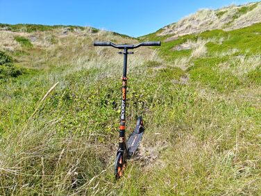 Алюмінієвий самокат S 1 / S 2 – регульований по висоті, ABEC 7, помаранчевий