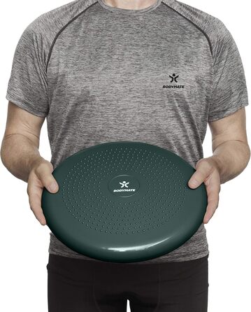 Крісло-подушка BodyMate для балансу та тренувань, 34 см, MIDNIGHT-GREEN