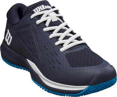 Тенісне взуття Wilson Rush Pro Ace для дітей (38 EU, Navy Blazer White Atomic Blue)