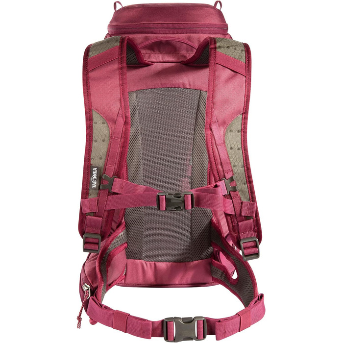 Рюкзак для походів Tatonka Hike Pack 22 л з вентиляцією спини та дощовиком, легкий та зручний туристичний рюкзак, бордовий