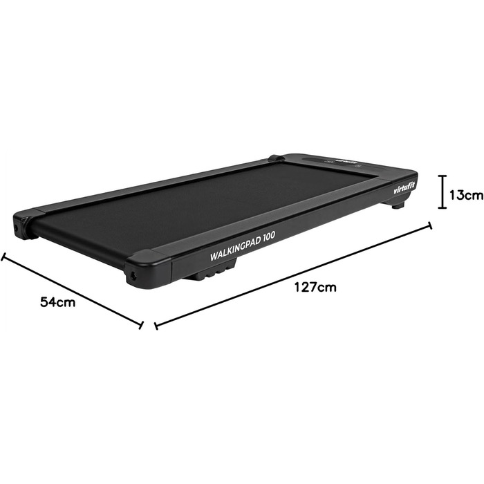Бігова доріжка VirtuFit Walkingpad-100 для дому, чорна