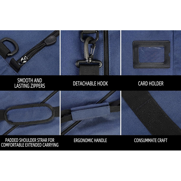 Чохол для сноуборду TurnWay | Водонепроникний, для транспортування та зберігання | Підходить для сноубордів до 165 см | Для чоловіків, жінок та молоді