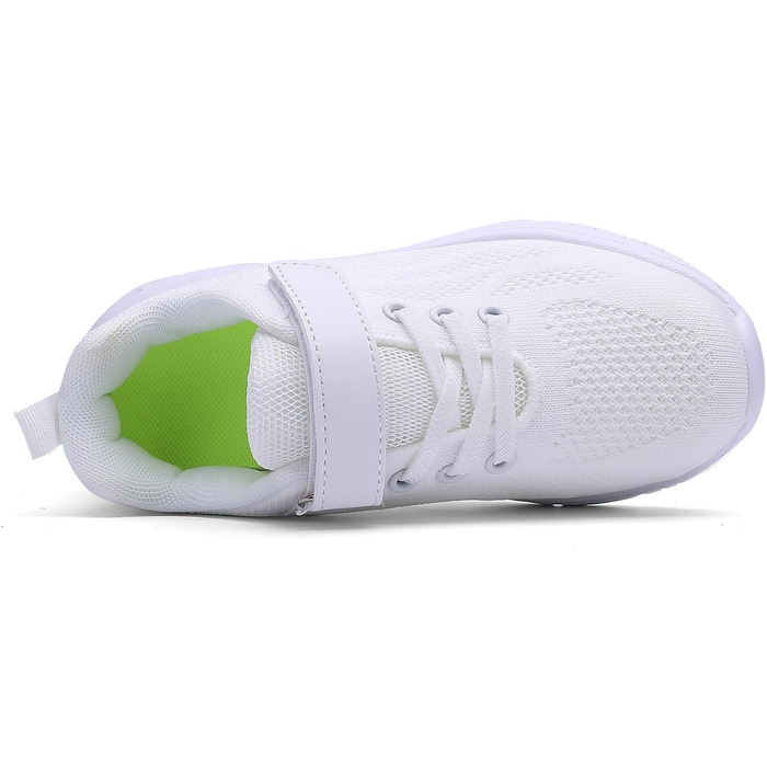 Дитячі кросівки для спорту та активного відпочинку: легкі, дихаючі, універсальні (36 EU, білий)