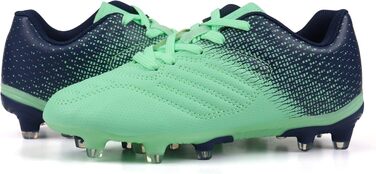 Дитячі футбольні бутси JABASIC для хлопчиків та дівчаток, спортивні, для гри на відкритих майданчиках (37 EU, зелений морський колір)