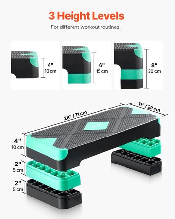Платформа для аеробіки VEVOR (зелена)